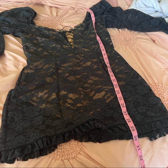 For Love & Lemons Violetta Lace Mini Dress - Picture 9 of 9